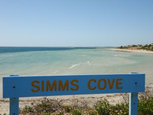 Simms Cove lookout and beach Moonta Bay - Port Augusta Accommodation